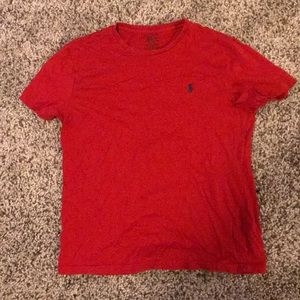 Red polo Ralph Lauren t-shirt